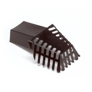Bladvanger PE - zwart, 60x80mm